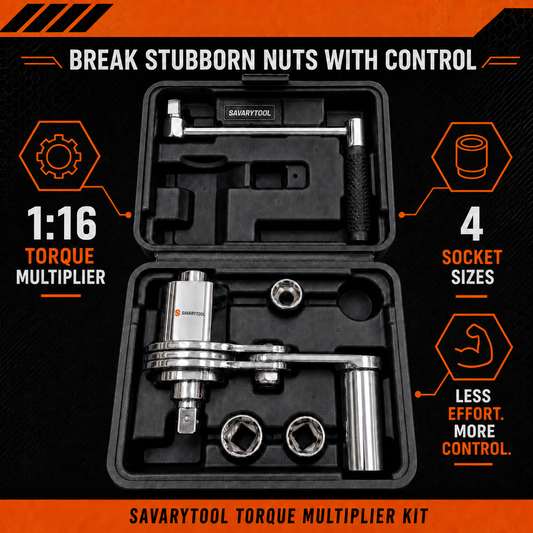 Torque Multiplier Wrench – 16:1 Gear Drive Kit | 680 N·m Output