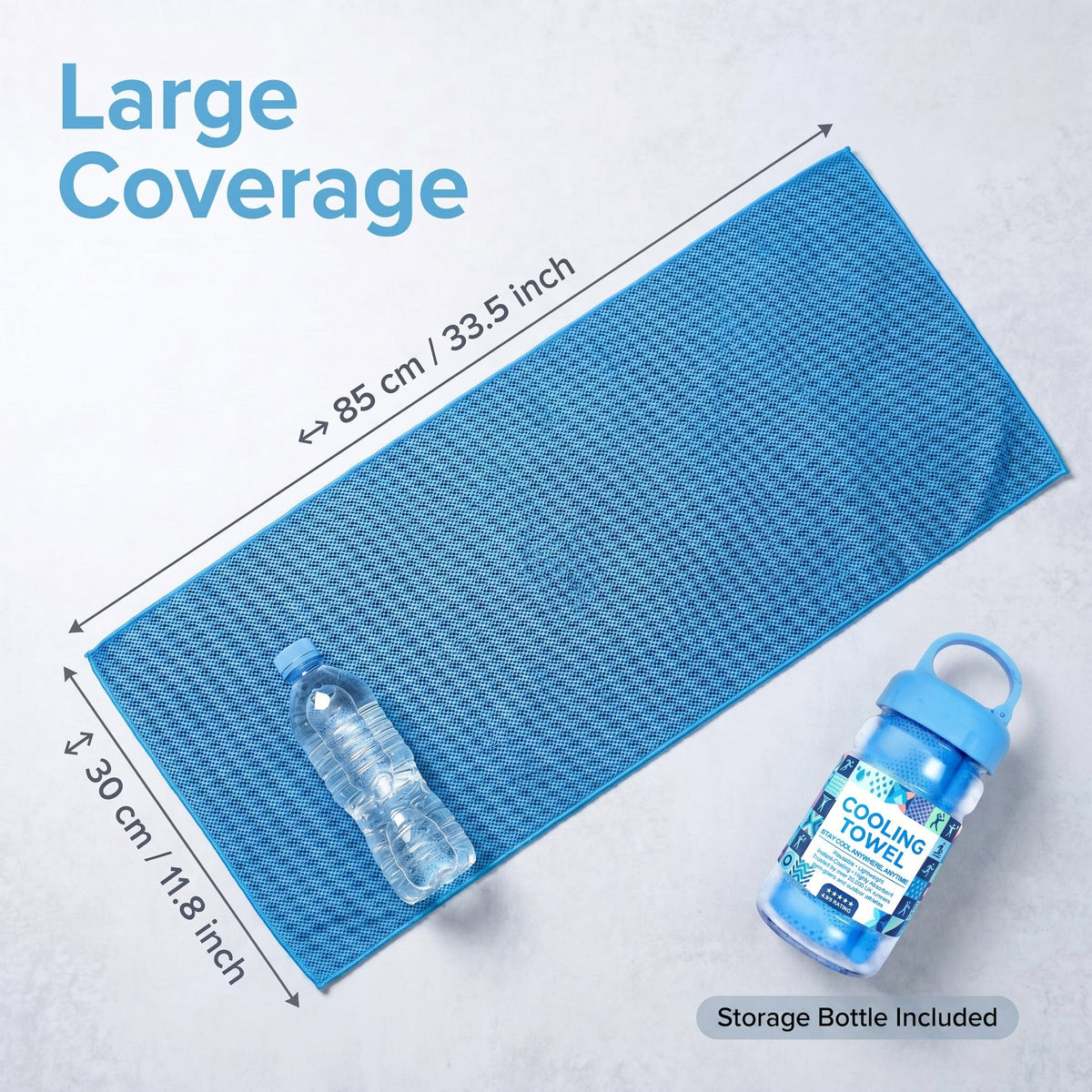 🩵Last Day Buy 1 Get 1 Free (Each only ￡3.49!!)🩵❄Absorbent Quick-Drying Gym Cooling Towels