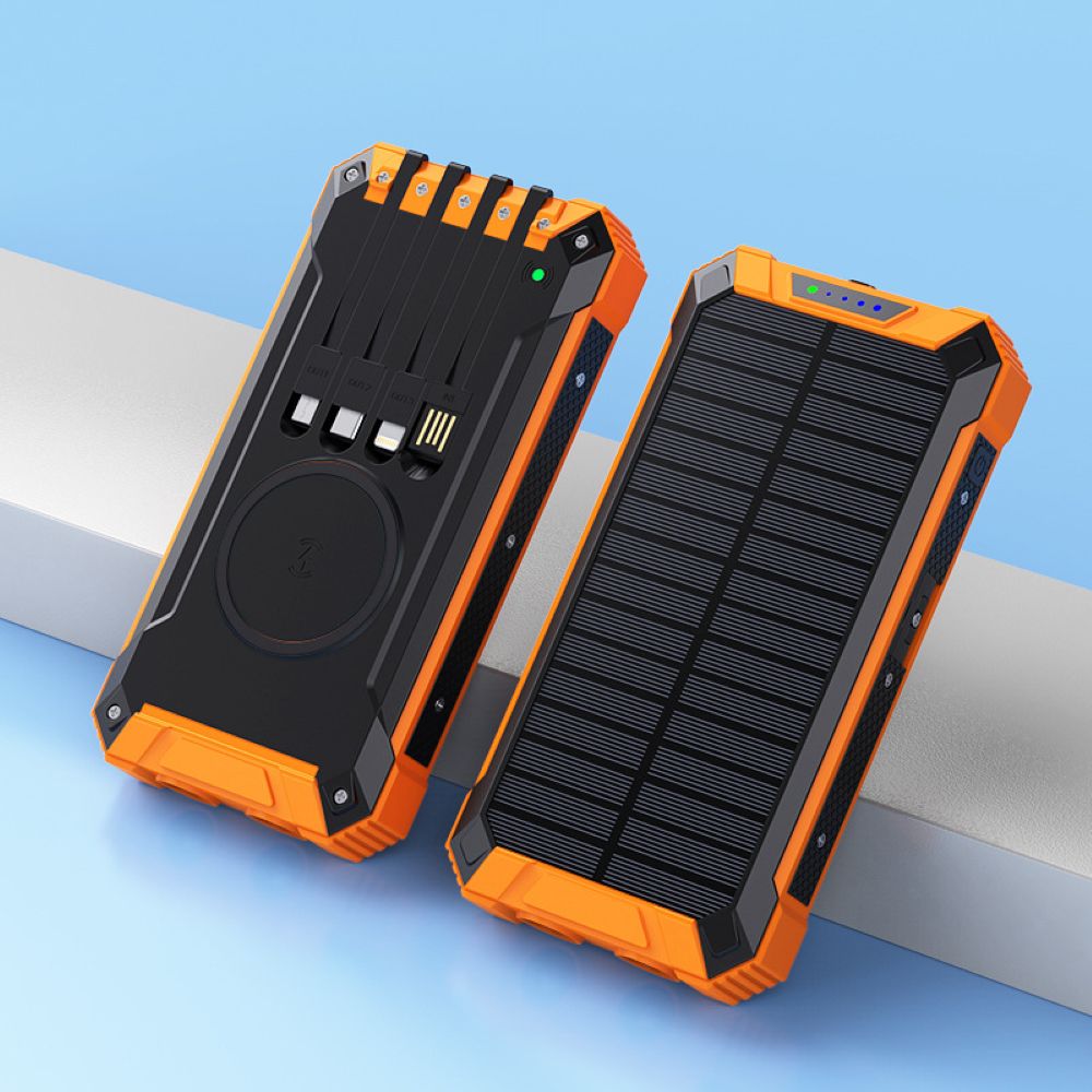 Solar Charger Power Bank ☀️🔋 Sun Power On-The-Go