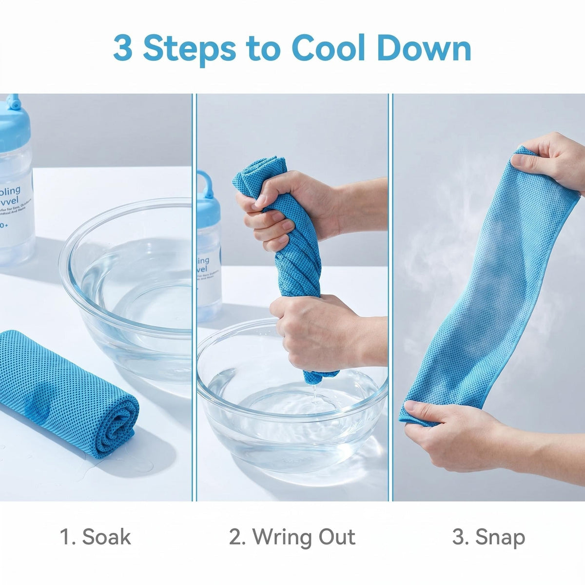🩵Last Day Buy 1 Get 1 Free (Each only ￡3.49!!)🩵❄Absorbent Quick-Drying Gym Cooling Towels