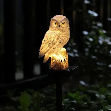 🦉Brighten your garden path today Solar Owl Pathway Light