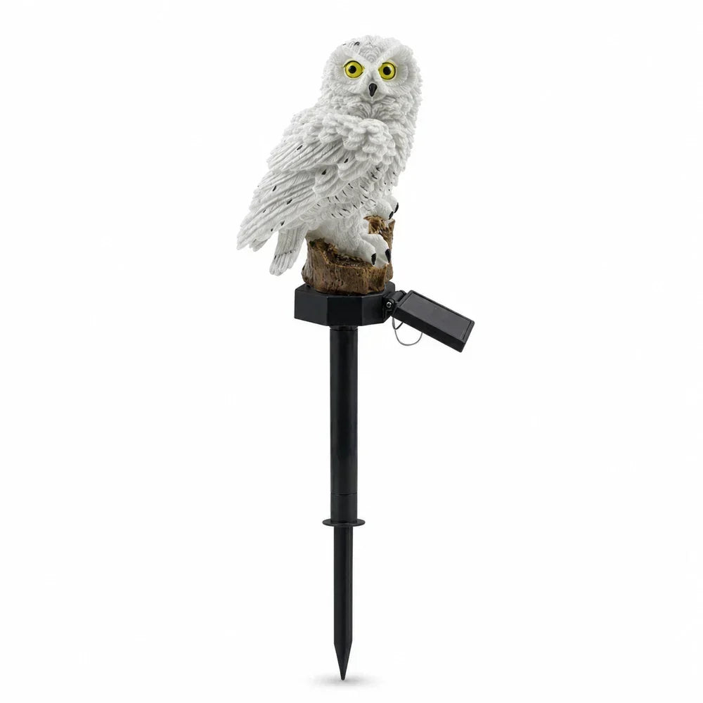 🦉Brighten your garden path today Solar Owl Pathway Light