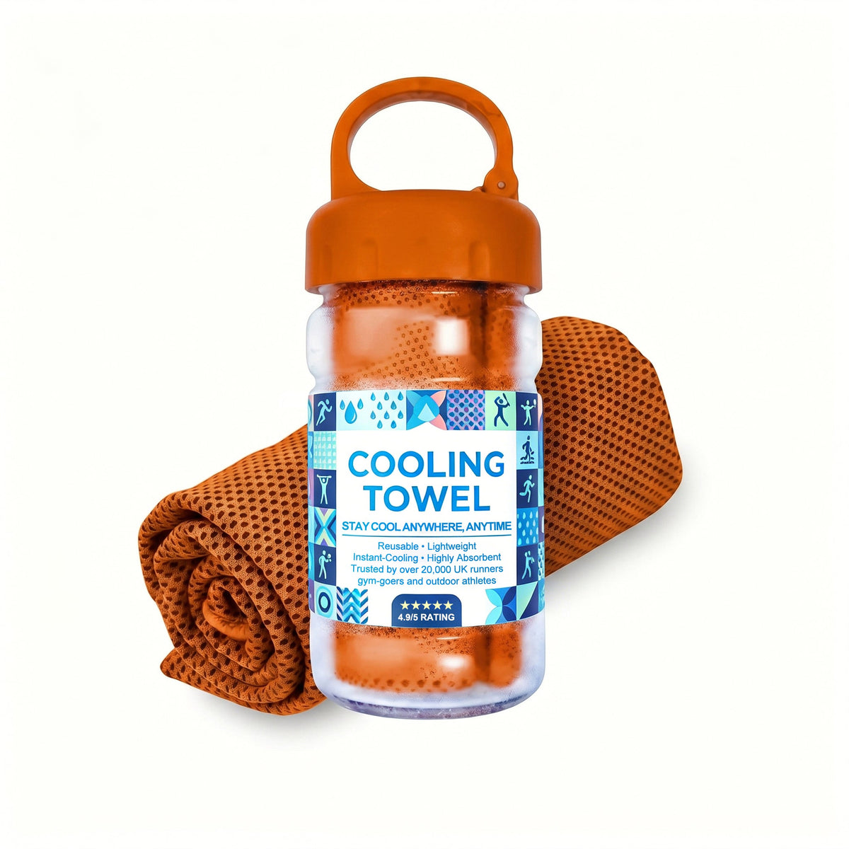 🩵Last Day Buy 1 Get 1 Free (Each only ￡3.49!!)🩵❄Absorbent Quick-Drying Gym Cooling Towels