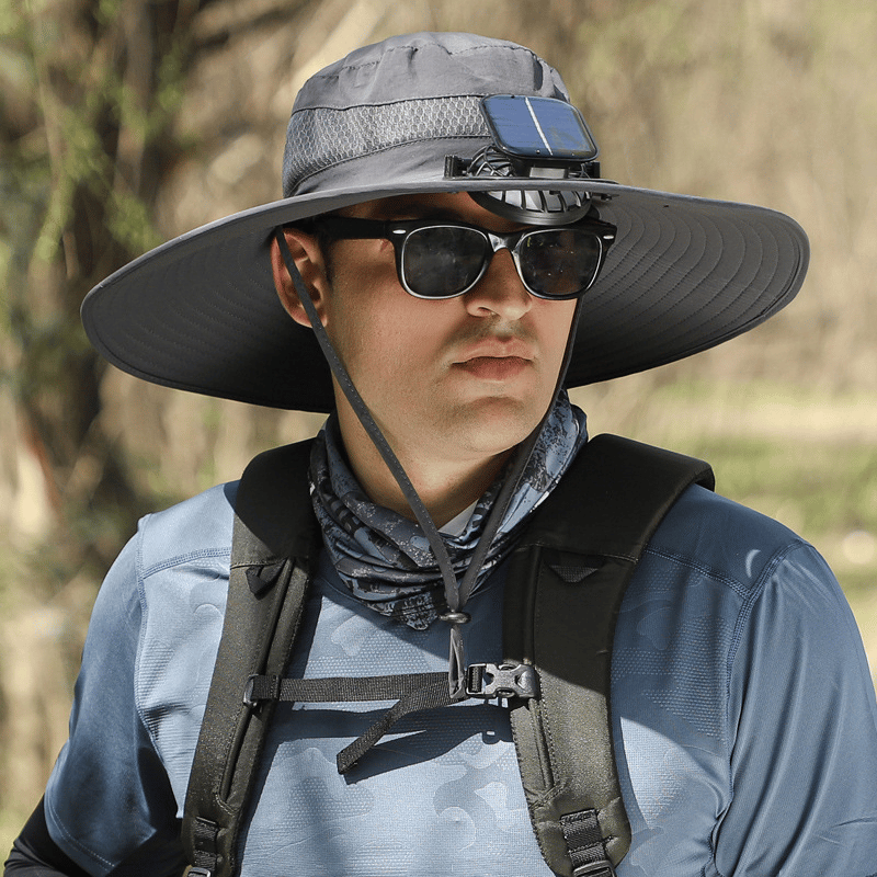 🎁Summer Hot Sale-50% Off🌞2026 New Ultralight Solar Fan Sun Hat – Lighter Than a Baseball!⚾(Only 11oz)