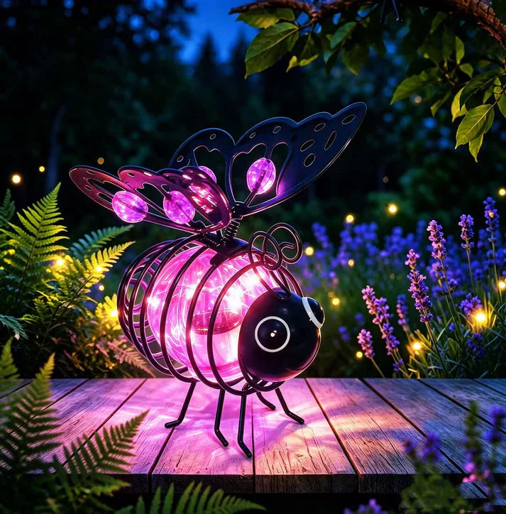 ⏰50% OFF!🔥50K+ SOLD! Solar-Powered Hanging Bee Light🐝