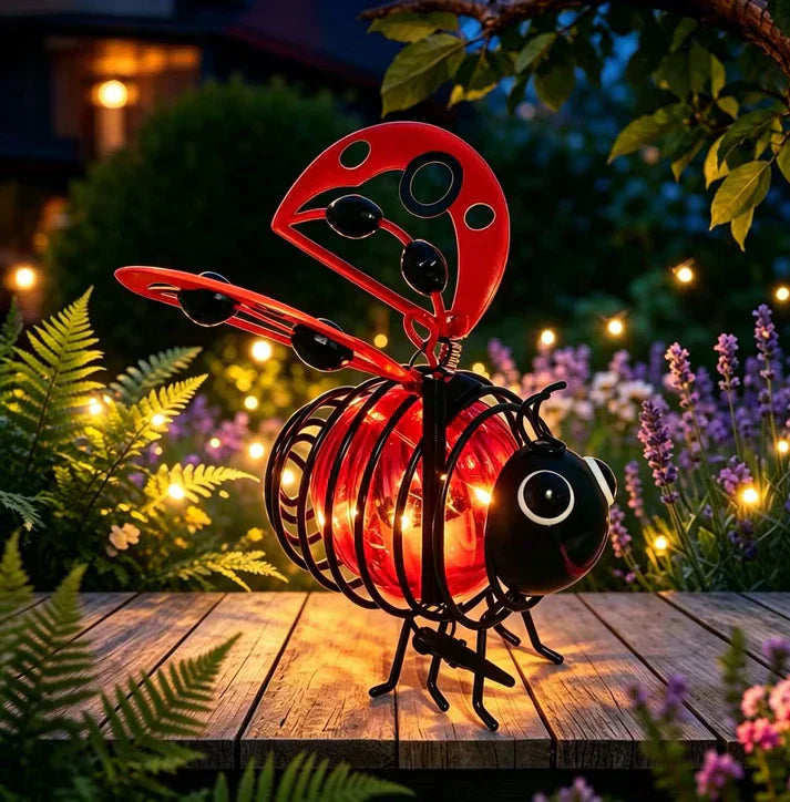 ⏰50% OFF!🔥50K+ SOLD! Solar-Powered Hanging Bee Light🐝