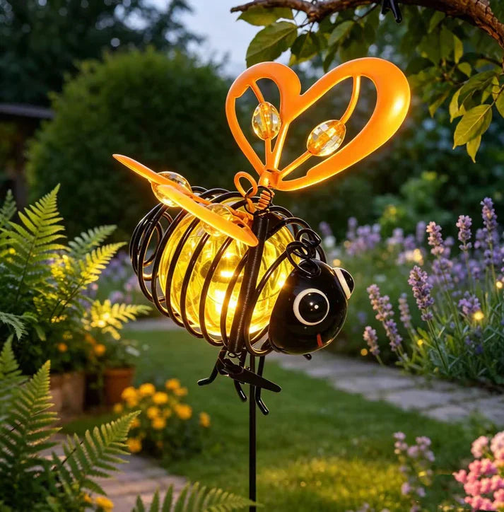 ⏰50% OFF!🔥50K+ SOLD! Solar-Powered Hanging Bee Light🐝