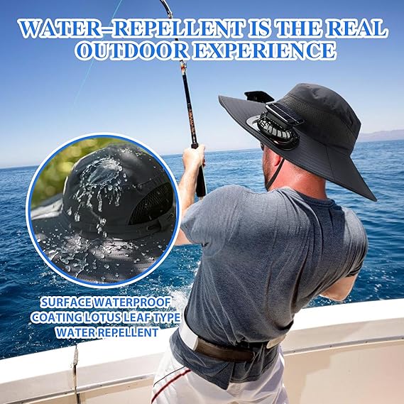 🎁Summer Hot Sale-50% Off🌞2026 New Ultralight Solar Fan Sun Hat – Lighter Than a Baseball!⚾(Only 11oz)