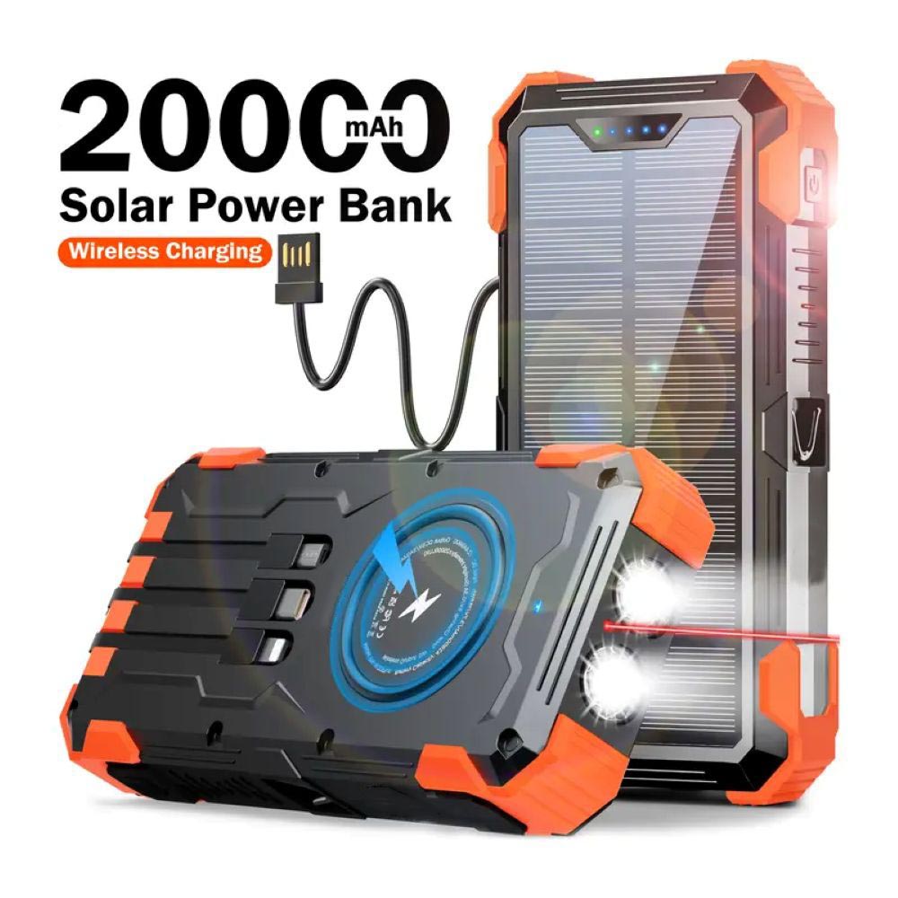 Solar Charger Power Bank ☀️🔋 Sun Power On-The-Go