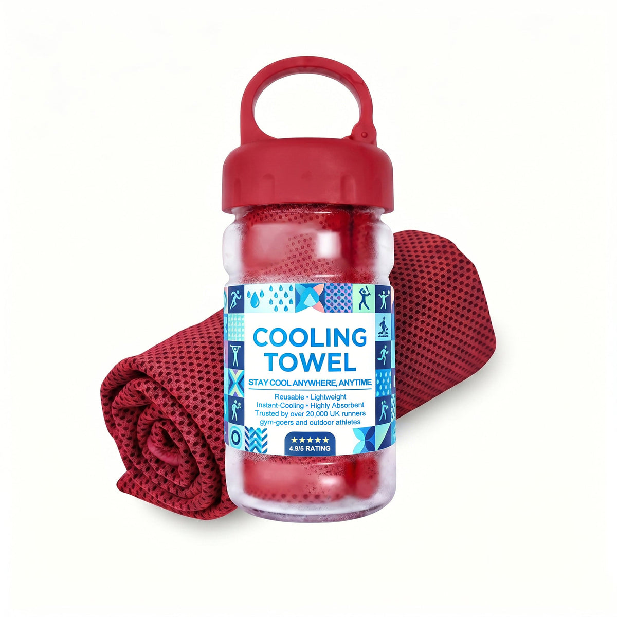 🩵Last Day Buy 1 Get 1 Free (Each only ￡3.49!!)🩵❄Absorbent Quick-Drying Gym Cooling Towels