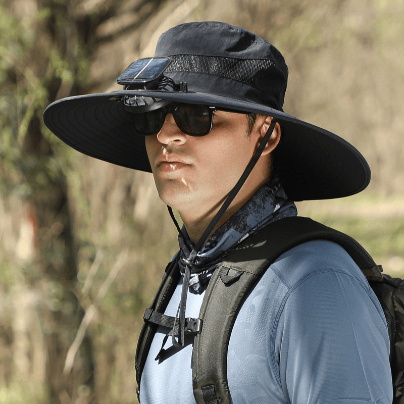 🎁Summer Hot Sale-50% Off🌞2026 New Ultralight Solar Fan Sun Hat – Lighter Than a Baseball!⚾(Only 11oz)