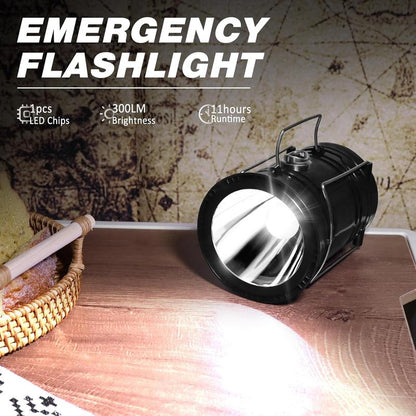 💥 HALF PRICE — TODAY ONLY! ⛺️ Solar Rechargeable Camping Lantern – Collapsible LED, IPX4 Waterproof 💡 Magnetic Base & Foldable Hook 🏔️ Ideal for Camping, Hiking & Emergency Outages 🔋