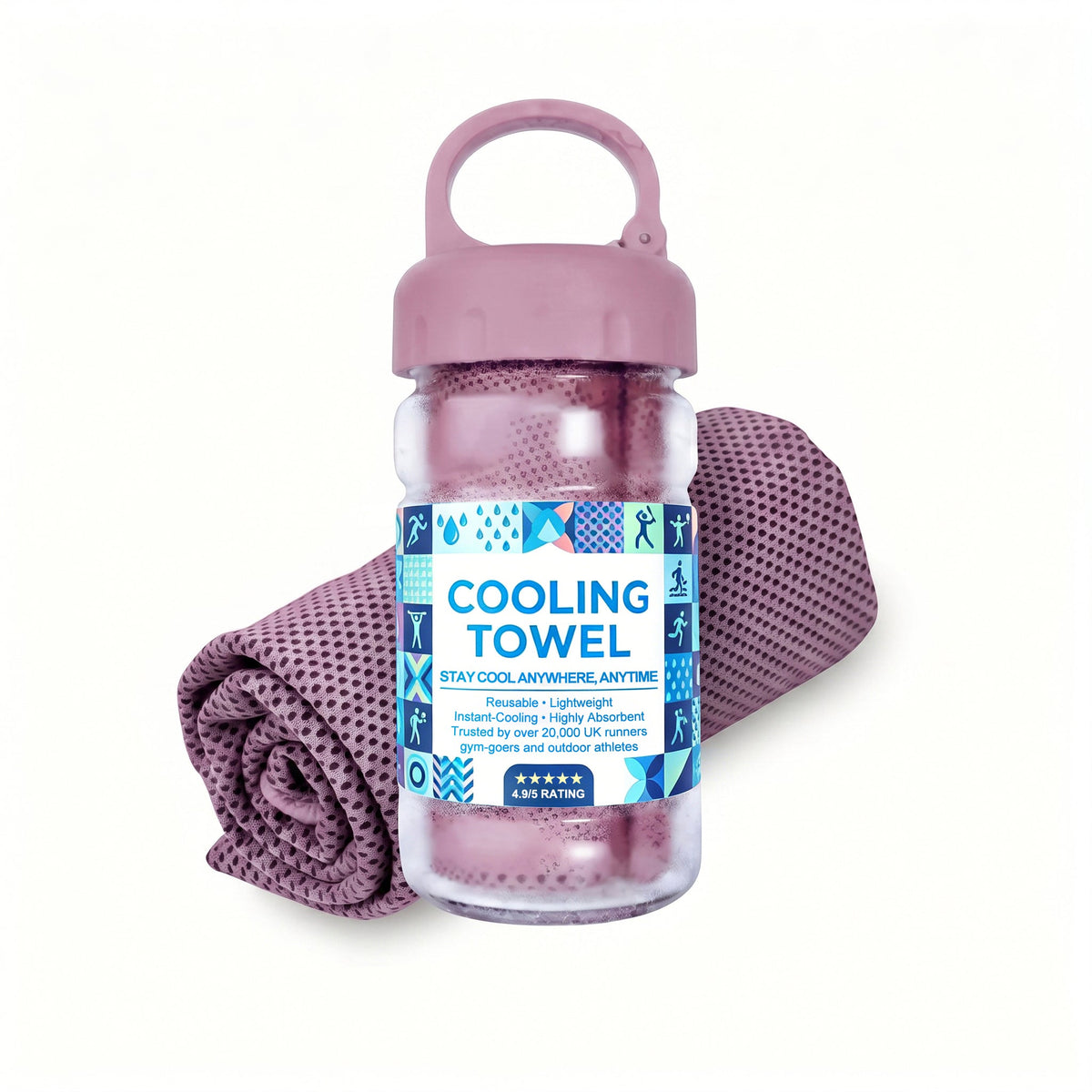 🩵Last Day Buy 1 Get 1 Free (Each only ￡3.49!!)🩵❄Absorbent Quick-Drying Gym Cooling Towels