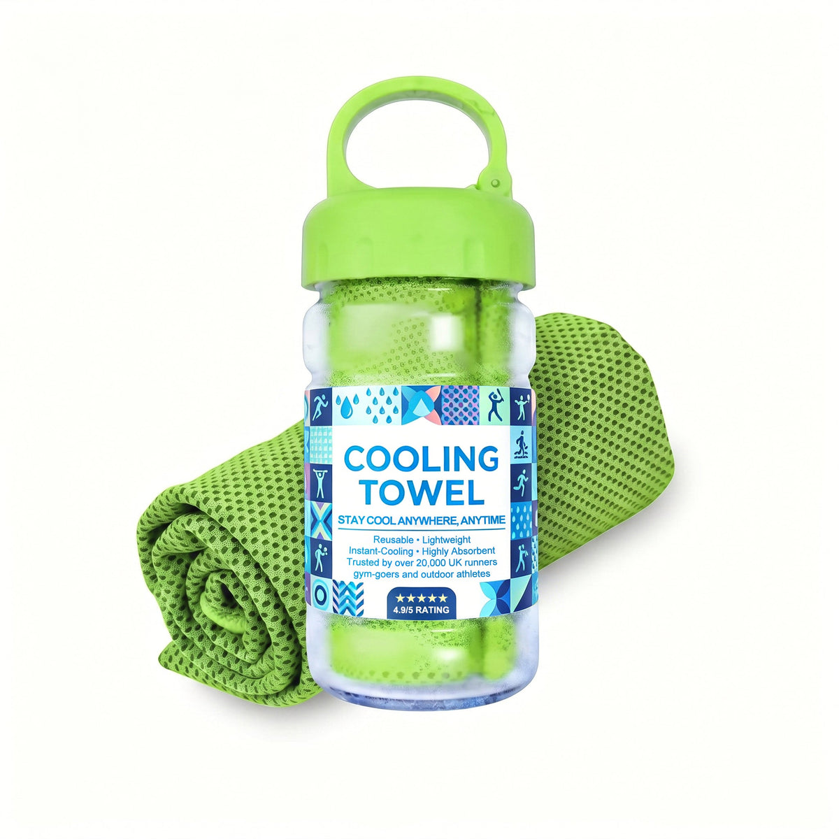 🩵Last Day Buy 1 Get 1 Free (Each only ￡3.49!!)🩵❄Absorbent Quick-Drying Gym Cooling Towels