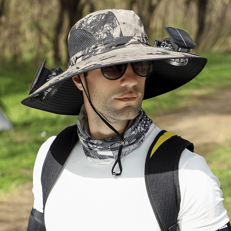 🎁Summer Hot Sale-50% Off🌞2026 New Ultralight Solar Fan Sun Hat – Lighter Than a Baseball!⚾(Only 11oz)