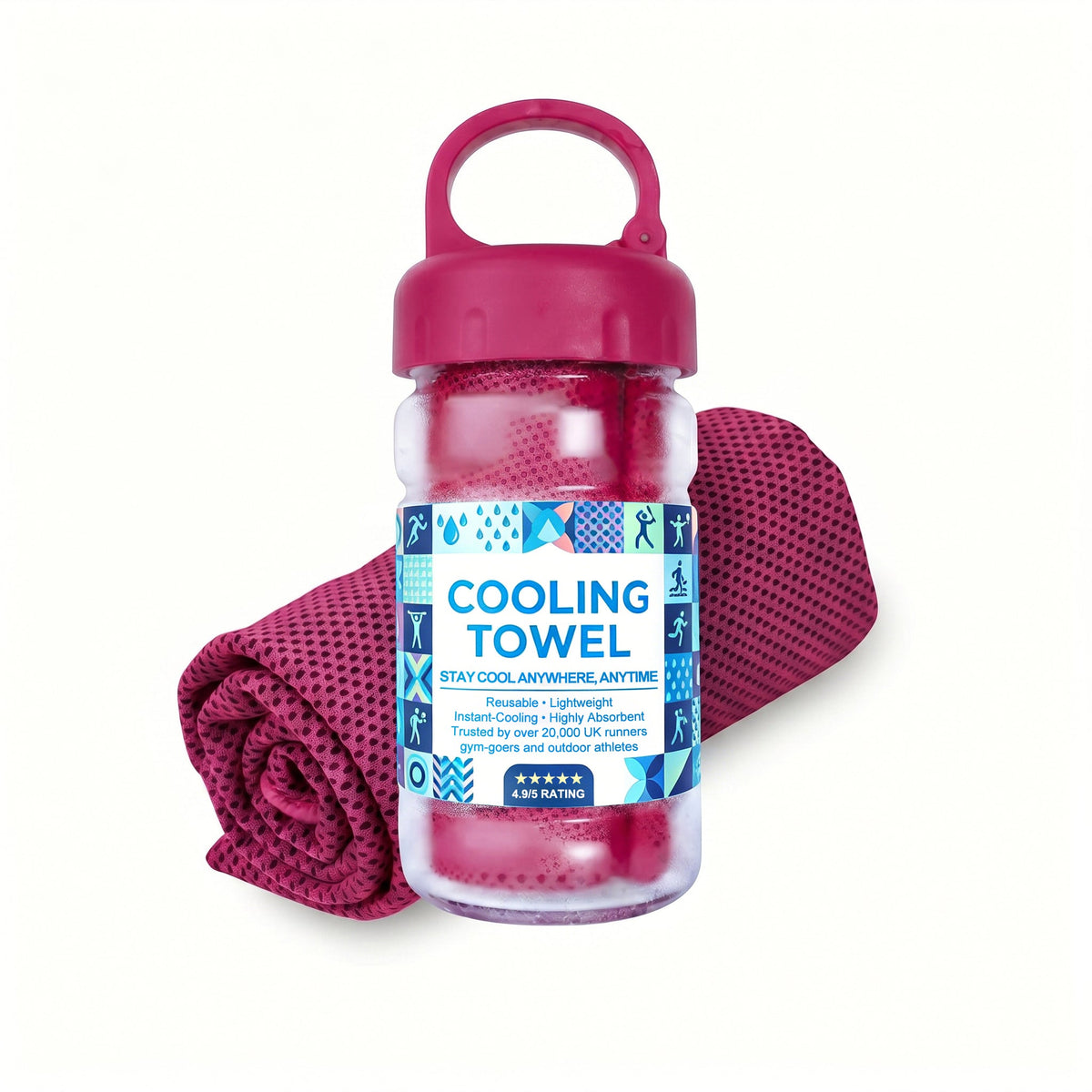 🩵Last Day Buy 1 Get 1 Free (Each only ￡3.49!!)🩵❄Absorbent Quick-Drying Gym Cooling Towels