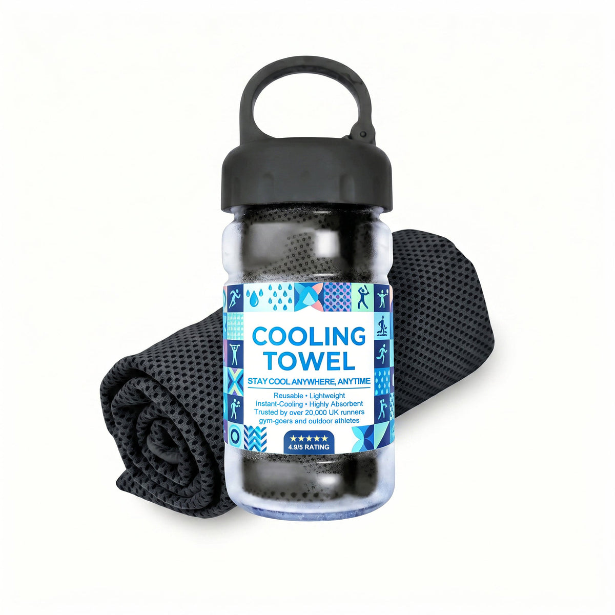 🩵Last Day Buy 1 Get 1 Free (Each only ￡3.49!!)🩵❄Absorbent Quick-Drying Gym Cooling Towels