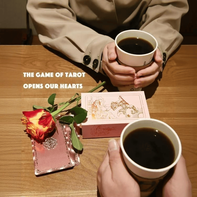 Rose Gold Tarot Cards with Guide Book