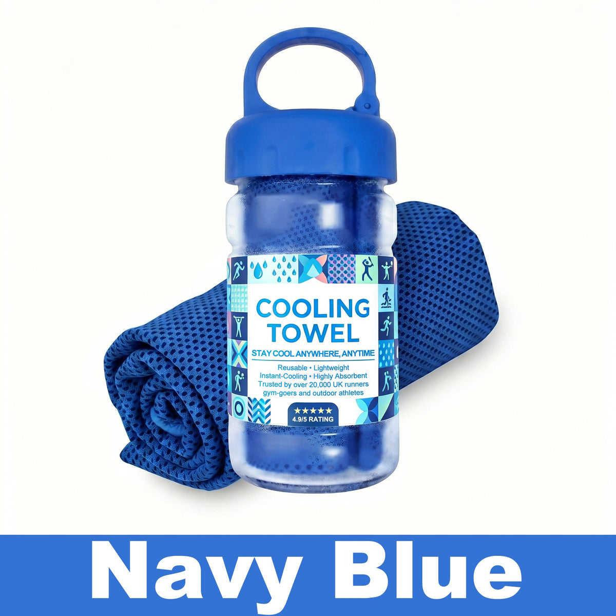 🩵Last Day Buy 1 Get 1 Free (Each only ￡3.49!!)🩵❄Absorbent Quick-Drying Gym Cooling Towels