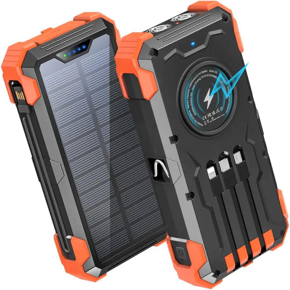 Solar Charger Power Bank ☀️🔋 Sun Power On-The-Go