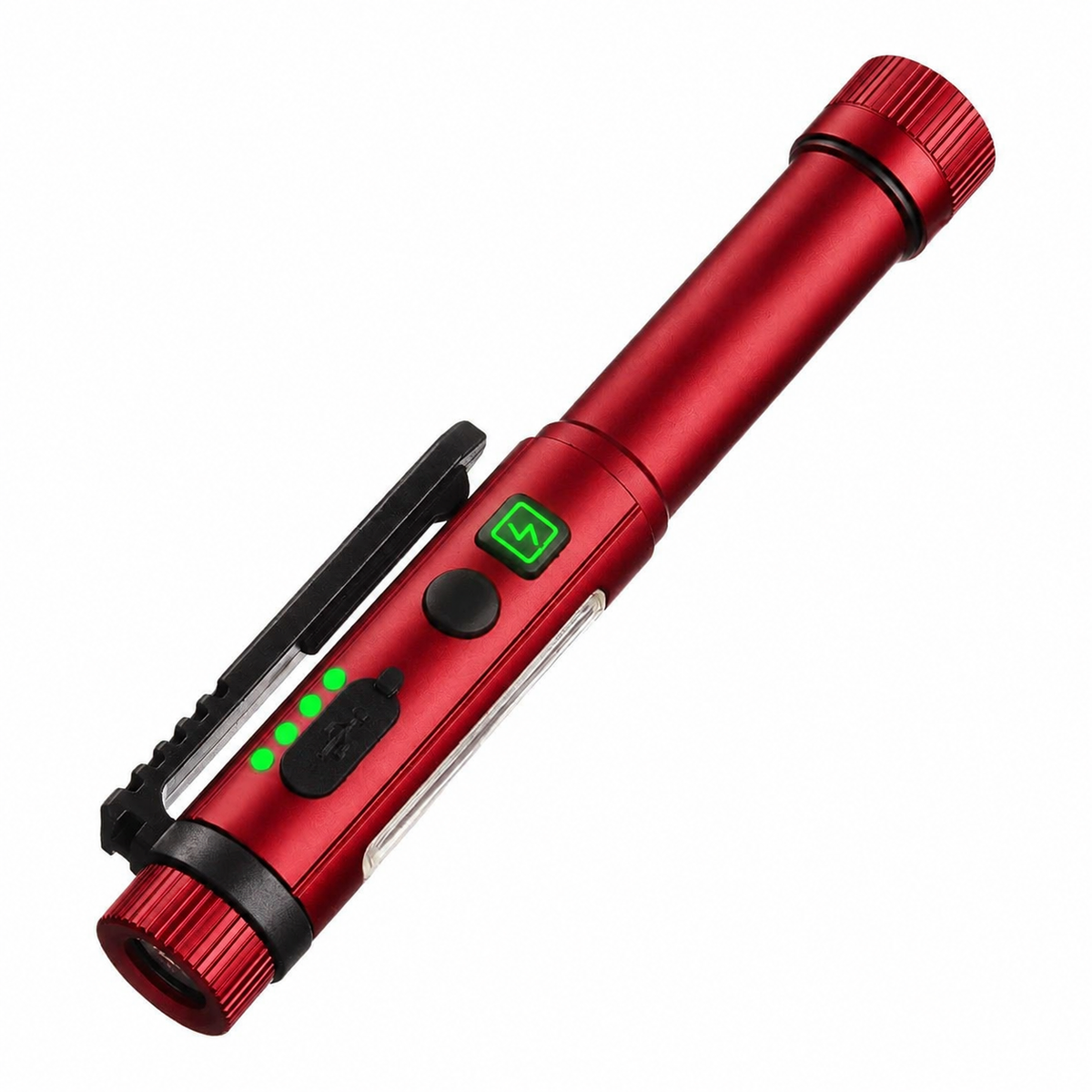 Magnetic Pen Light – 600LM Tactical Flashlight with Clip & Multi-Mode Lighting