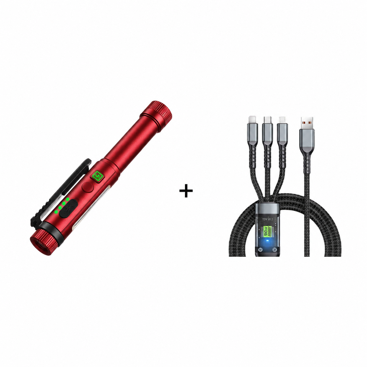 Magnetic Pen Light – 600LM Tactical Flashlight with Clip & Multi-Mode Lighting