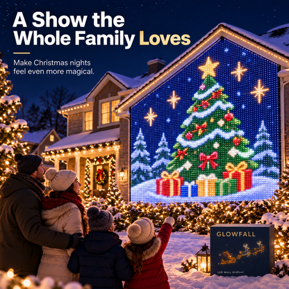 Christmas LED Mesh Curtain Lights for Outdoor Walls