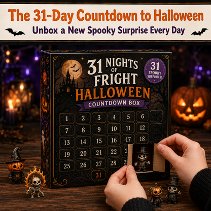 Halloween Countdown Calendar – 24 Daily Surprises Gift Box