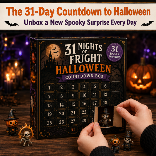 Halloween Countdown Calendar – 24 Daily Surprises Gift Box