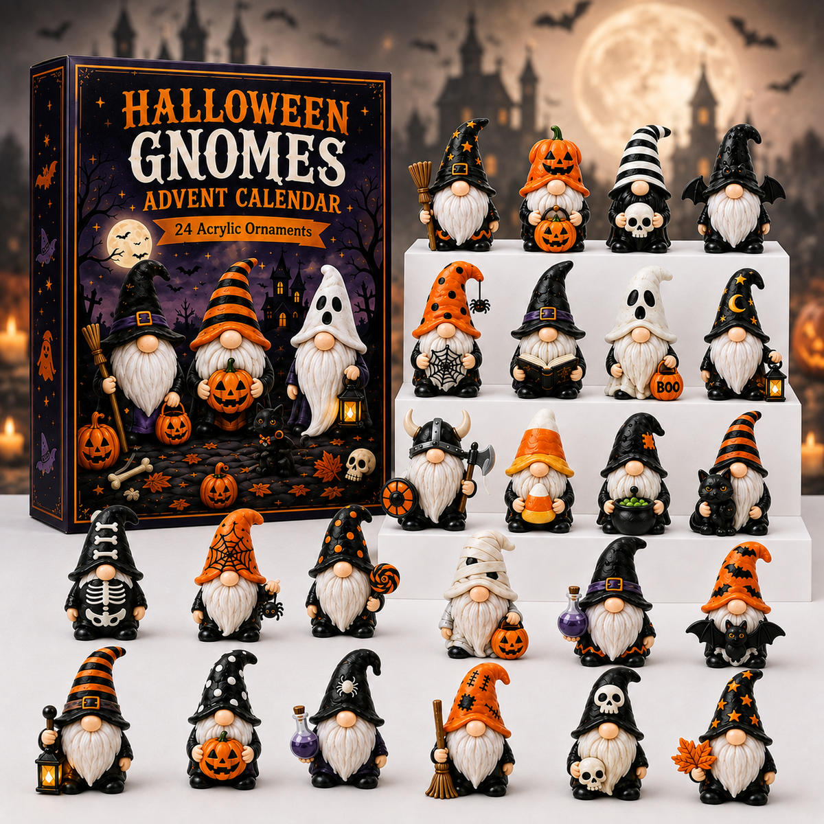 Halloween Countdown Calendar – 24 Daily Surprises Gift Box