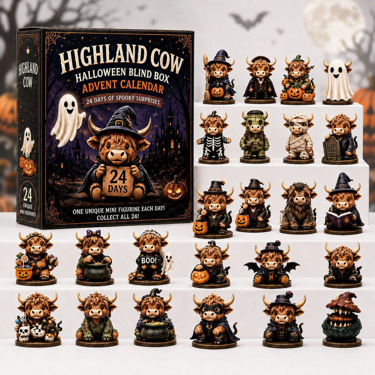 Halloween Countdown Calendar – 24 Daily Surprises Gift Box