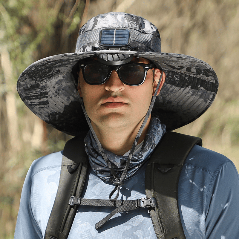 🎁Summer Hot Sale-50% Off🌞2026 New Ultralight Solar Fan Sun Hat – Lighter Than a Baseball!⚾(Only 11oz)
