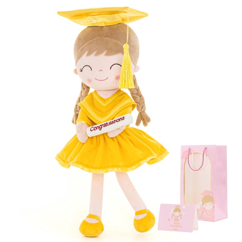🎓 Class of 2026 Graduation Doll – 16” Soft Plush Keepsake Gift with Gift Bag