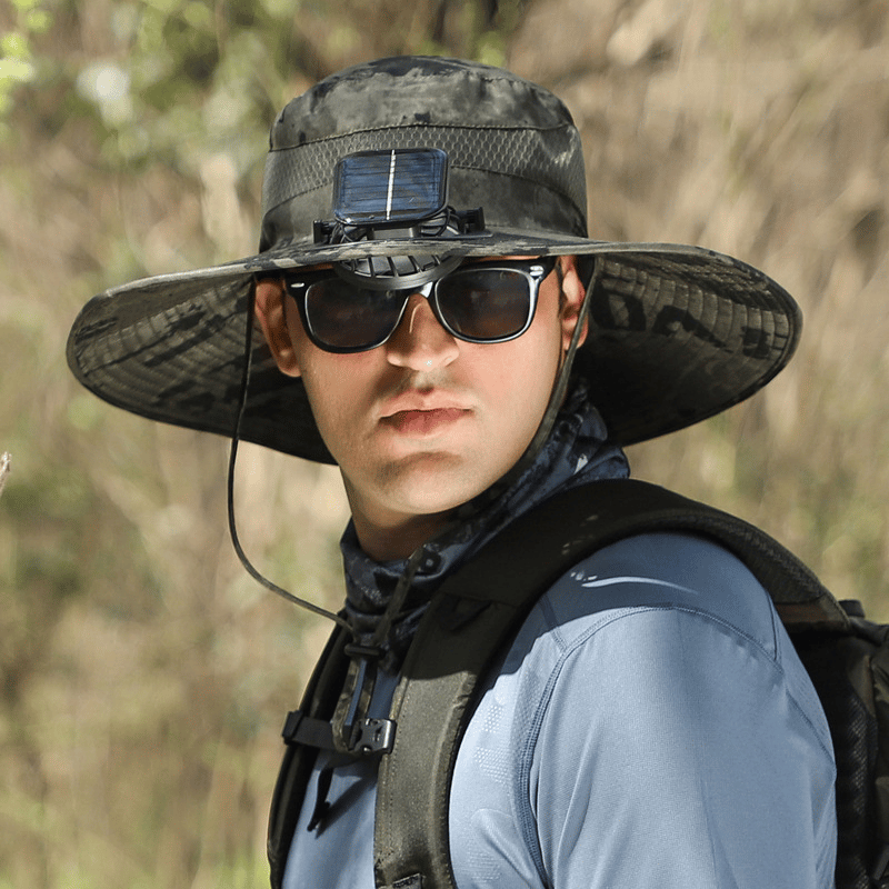 🎁Summer Hot Sale-50% Off🌞2026 New Ultralight Solar Fan Sun Hat – Lighter Than a Baseball!⚾(Only 11oz)