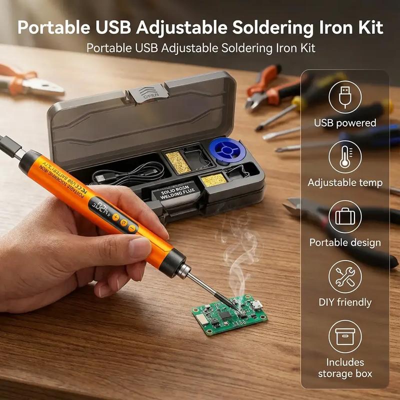 🎁Portable Electric Polishing & Soldering Kit – Perfect for All Surfaces!