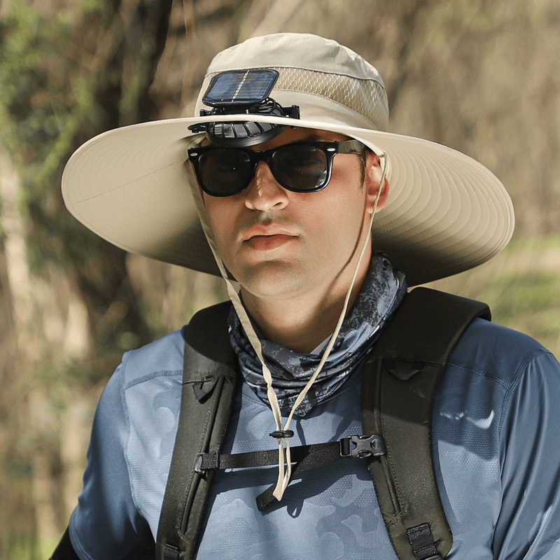 🎁Summer Hot Sale-50% Off🌞2026 New Ultralight Solar Fan Sun Hat – Lighter Than a Baseball!⚾(Only 11oz)