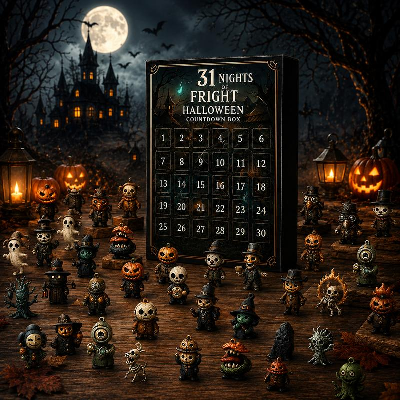 Halloween Countdown Calendar – 24 Daily Surprises Gift Box