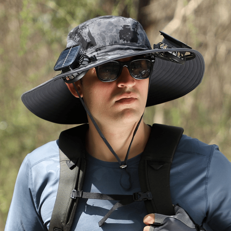 🎁Summer Hot Sale-50% Off🌞2026 New Ultralight Solar Fan Sun Hat – Lighter Than a Baseball!⚾(Only 11oz)