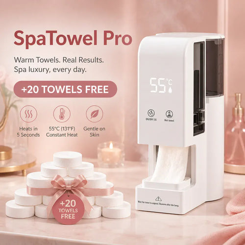 SpaTowel Pro - Hot Towel Machine (+20 Towels FREE)