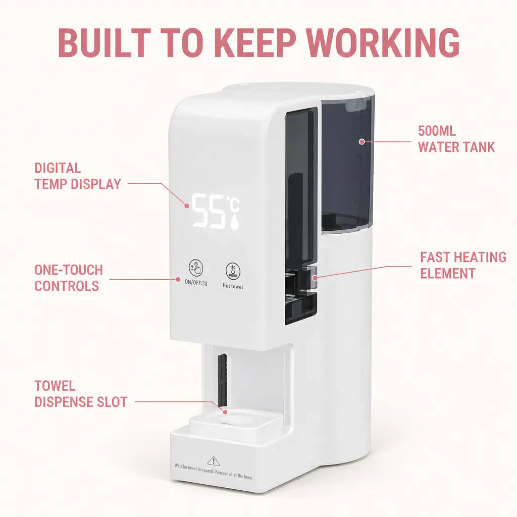 SpaTowel Pro - Hot Towel Machine (+20 Towels FREE)