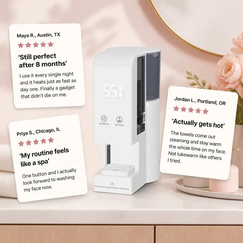 SpaTowel Pro - Hot Towel Machine (+20 Towels FREE)