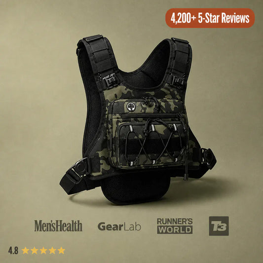 RunVest – Lightweight Hydration Chest Pack | Zero Bounce