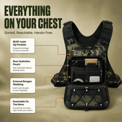 RunVest – Lightweight Hydration Chest Pack | Zero Bounce