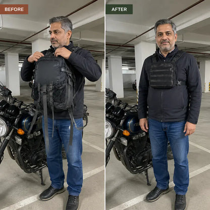 RunVest – Lightweight Hydration Chest Pack | Zero Bounce