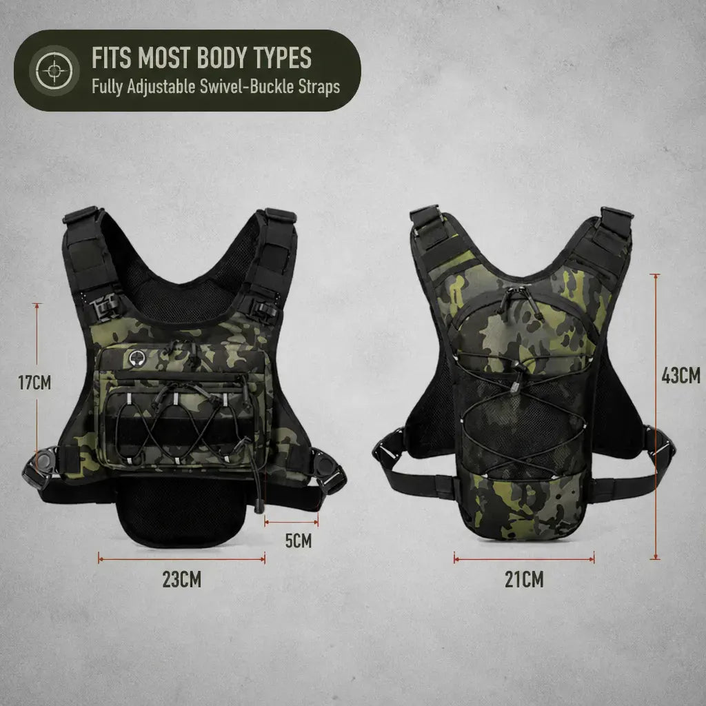 RunVest – Lightweight Hydration Chest Pack | Zero Bounce