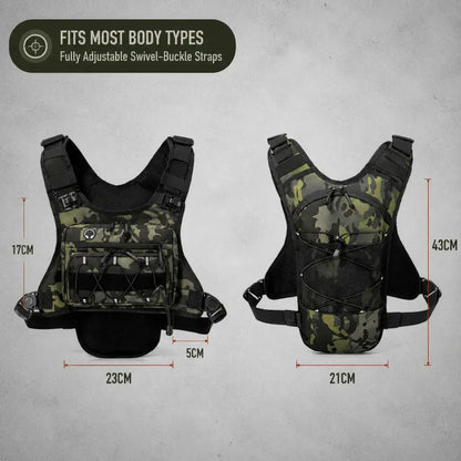 RunVest – Lightweight Hydration Chest Pack | Zero Bounce