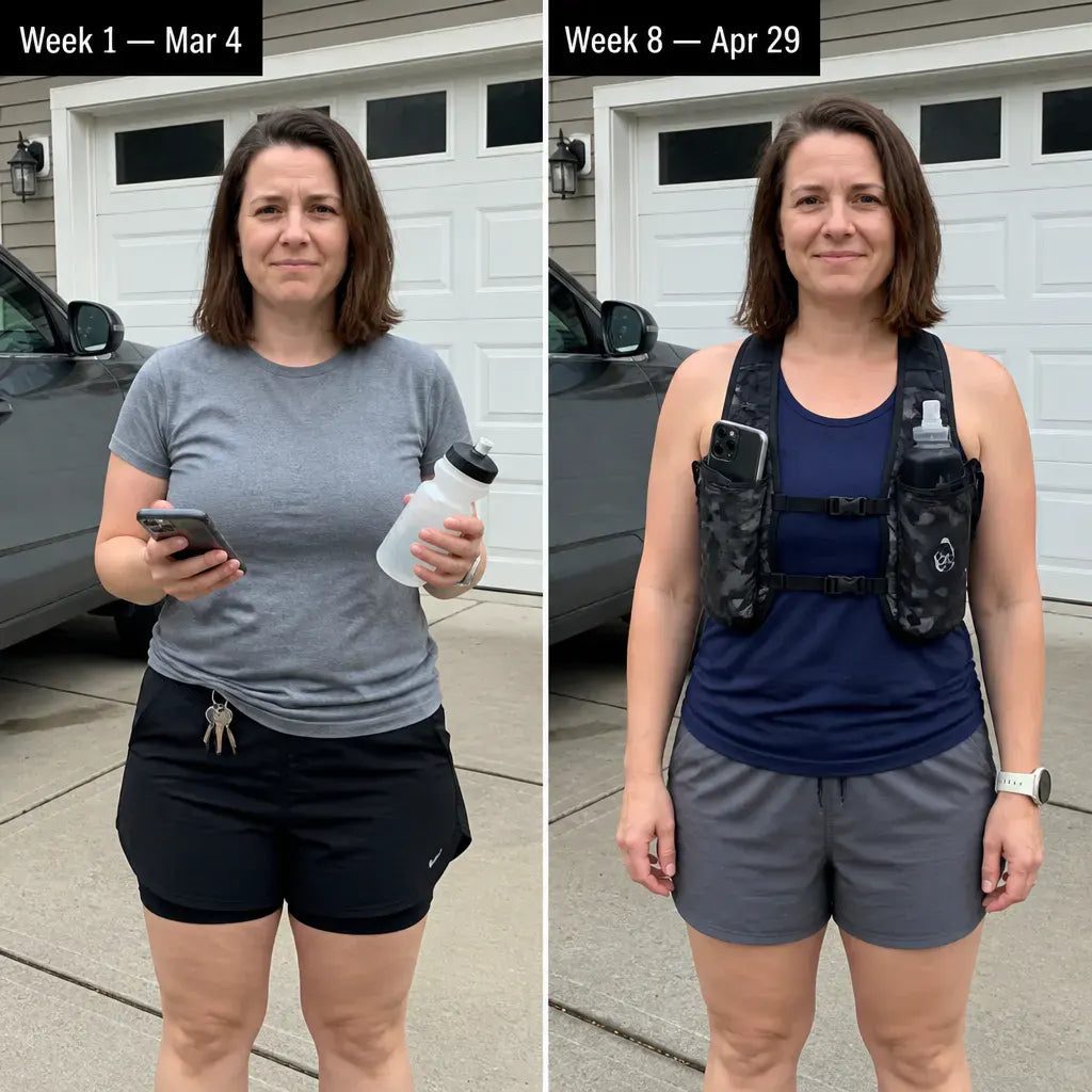 RunVest – Lightweight Hydration Chest Pack | Zero Bounce
