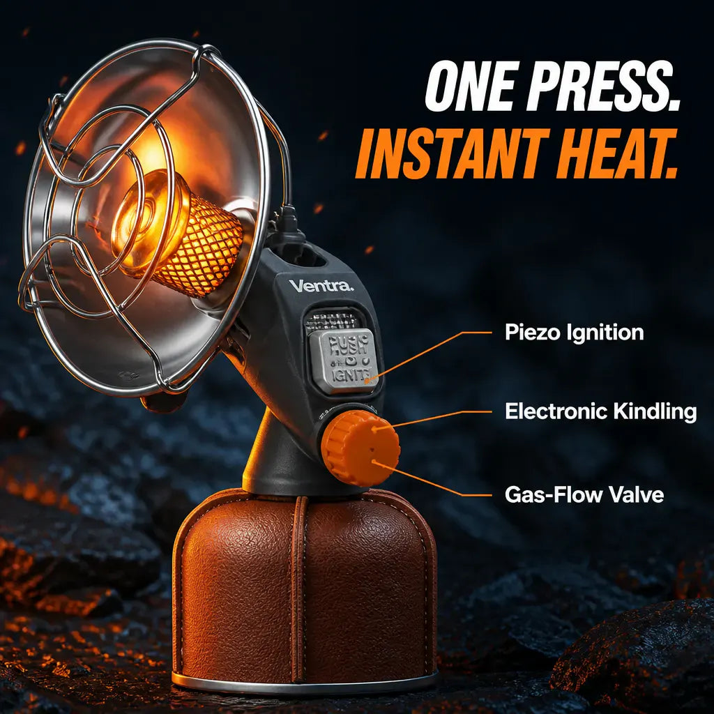 PocketFurnace – Mini Camping Radiant Heater & Hand Warmer