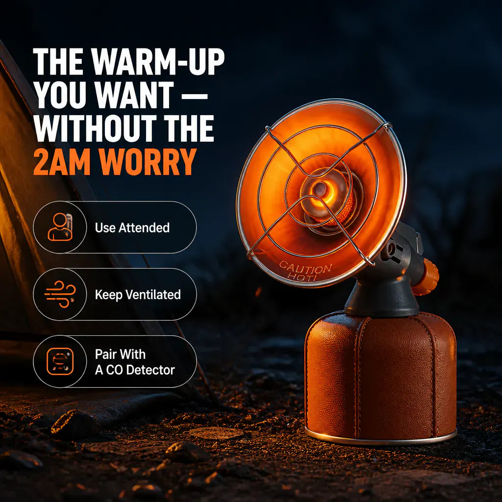PocketFurnace – Mini Camping Radiant Heater & Hand Warmer