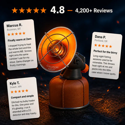 PocketFurnace – Mini Camping Radiant Heater & Hand Warmer